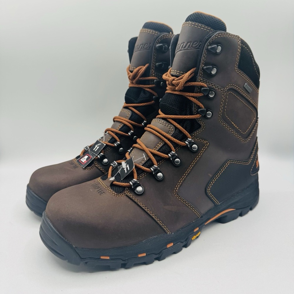 Danner Vicious NMT Boots Men's Size 11 D Chocolate Brown Leather Comp Toe